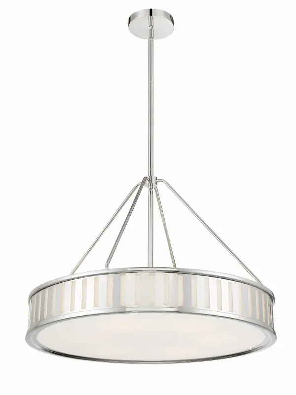 Kendal 28" Polished Nickel Chandelier - Image 2