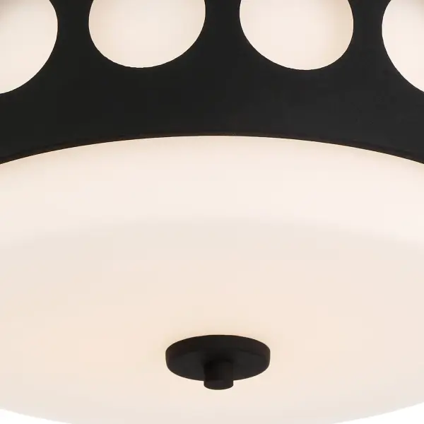 Kirby 13.25" Flush Mount in Vibrant Gold - Image 9