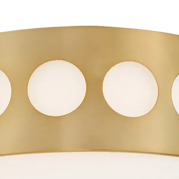 Kirby 13.25" Flush Mount in Black Forged - Image 2
