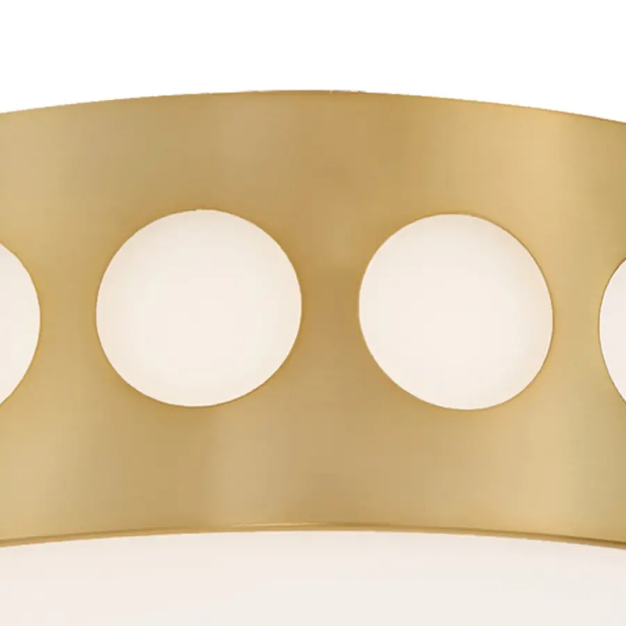 Kirby 13.25" Flush Mount in Black Forged - Image 2