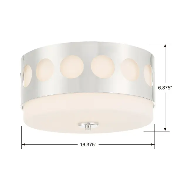 Kirby 13.25" Flush Mount in Black Forged - Image 17