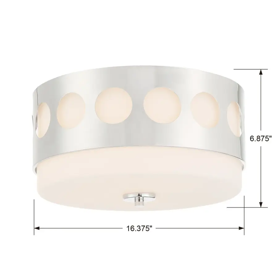 Kirby 13.25" Flush Mount in Black Forged - Image 17