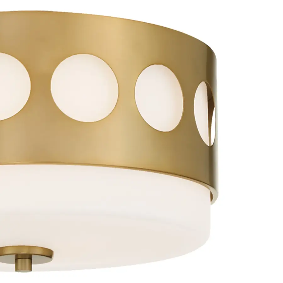 Kirby 13.25" Flush Mount in Black Forged - Image 4