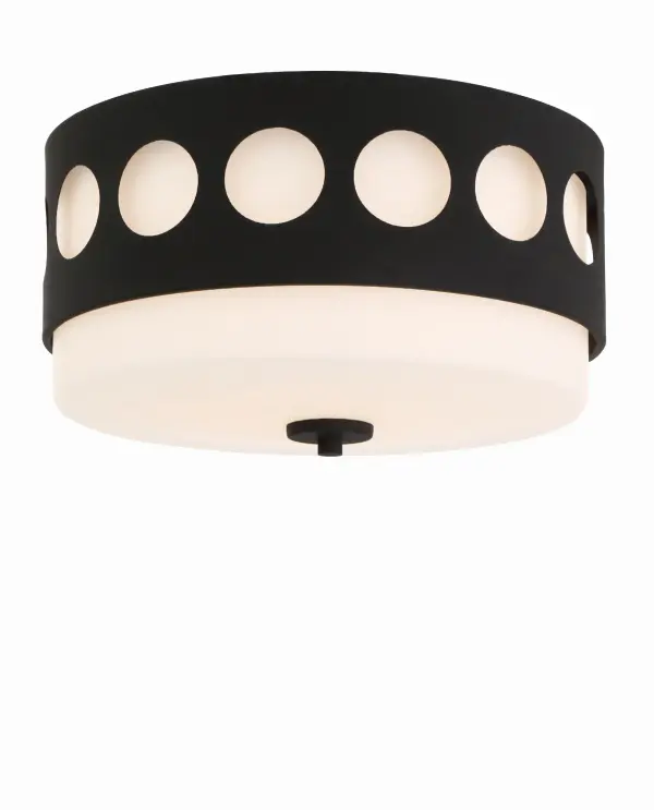 Kirby 13.25" Flush Mount in Black Forged - Image 7
