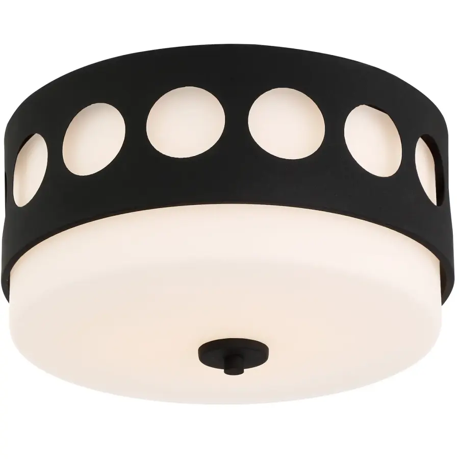 Kirby 13.25" Flush Mount in Black Forged - Image 8