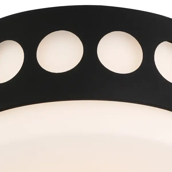 Kirby 13.25" Flush Mount in Black Forged - Image 10