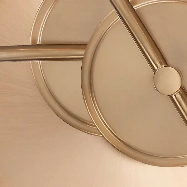 Elegant Textured Glass Semi-Flush with Luxe Gold Finish - Image 8