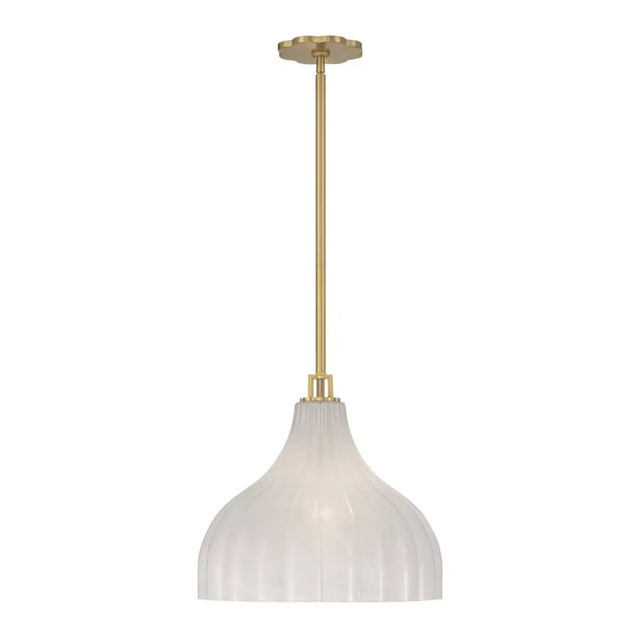 Elegant Textured Glass Pendant with Refined Transitional Appeal - Image 3