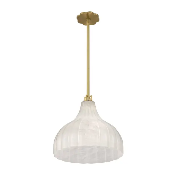 Elegant Textured Glass Pendant with Refined Transitional Appeal - Image 4