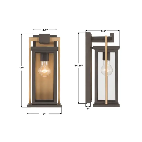 Lendel 6" Outdoor Sconce - Image 7