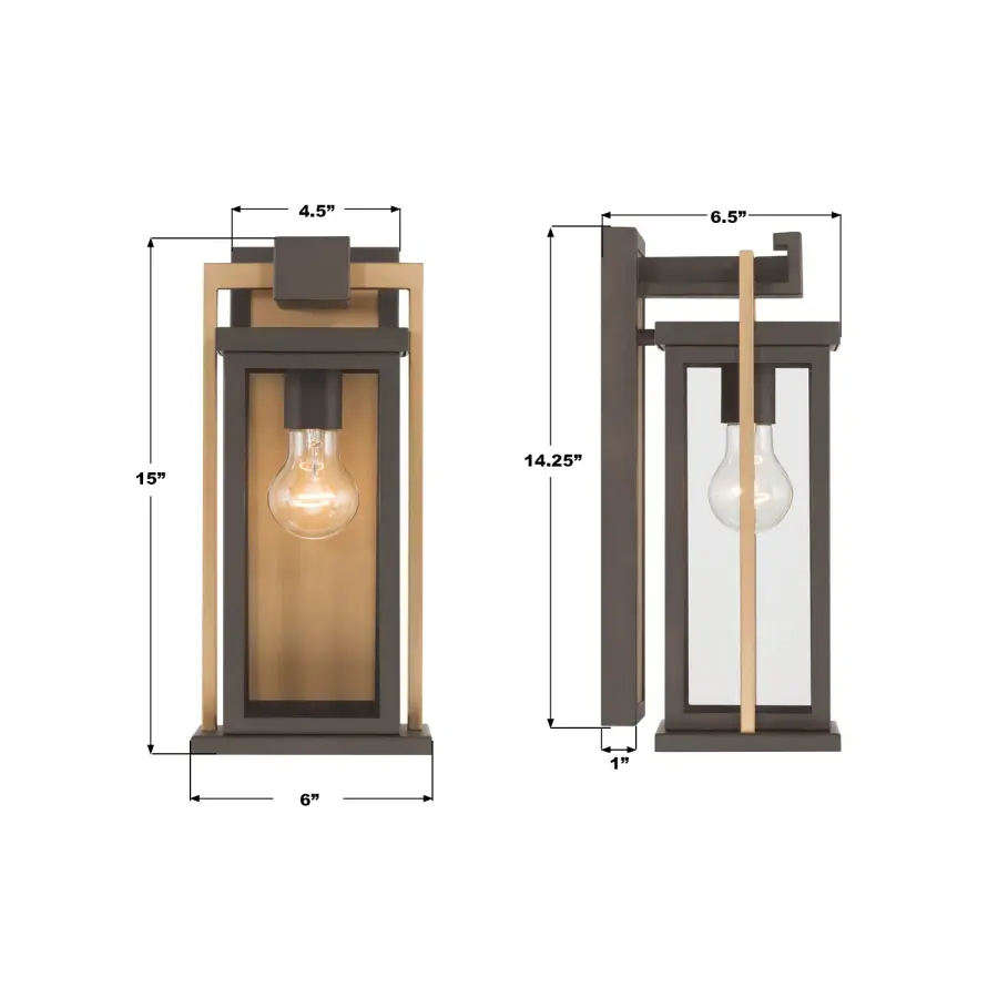 Lendel 6" Outdoor Sconce - Image 7