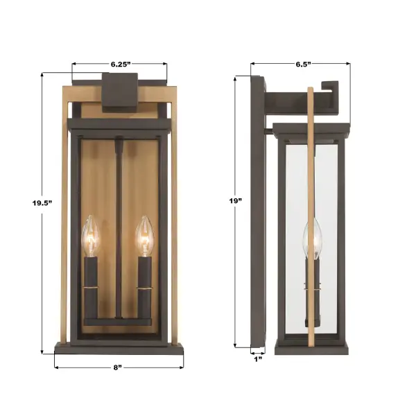 Lendel 8" Outdoor Sconce - Image 7