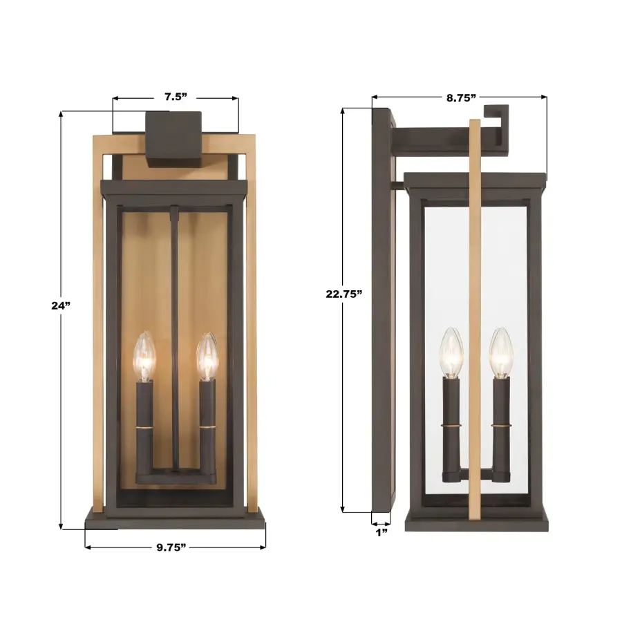 Lendel 9.75" Outdoor Sconce - Image 7