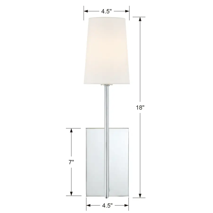 Lena 4.5" Wall Sconce in Black Forged - Image 26