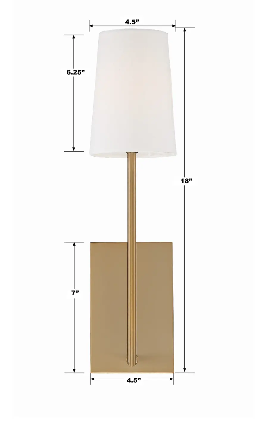 Lena 4.5" Wall Sconce in Black Forged - Image 7