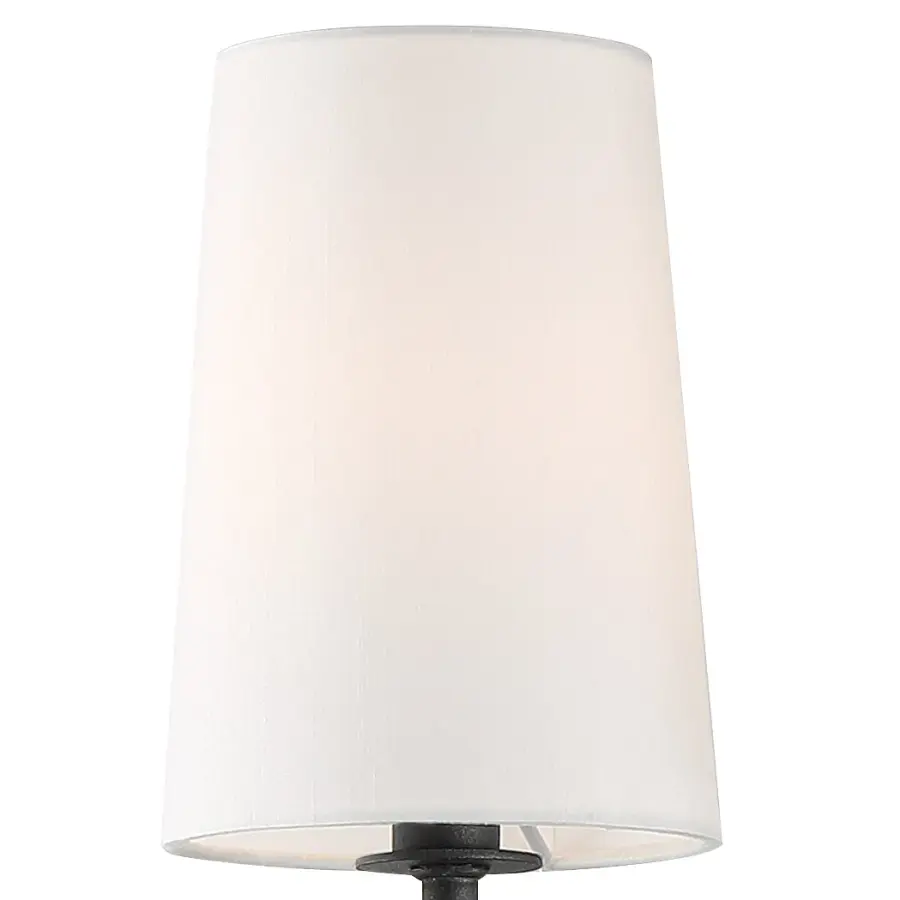 Lena 10" Wall Sconce in Black Forged - Image 11