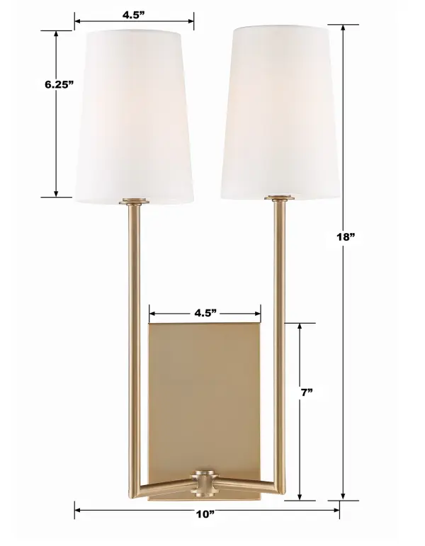 Lena 10" Wall Sconce in Black Forged - Image 8