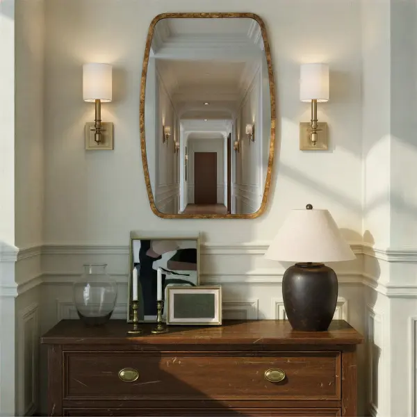 Lindee 24" Antique Gold Mirror - Image 24