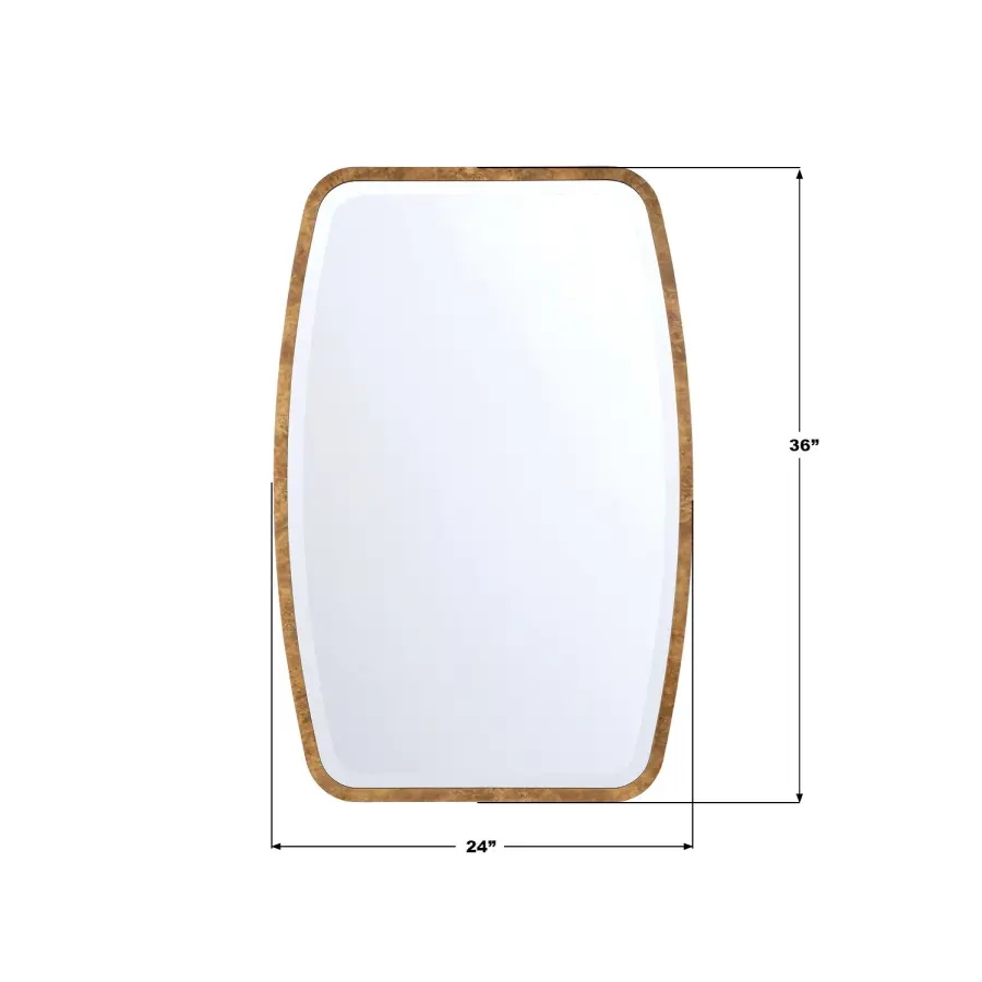 Lindee 24" Antique Gold Mirror - Image 25