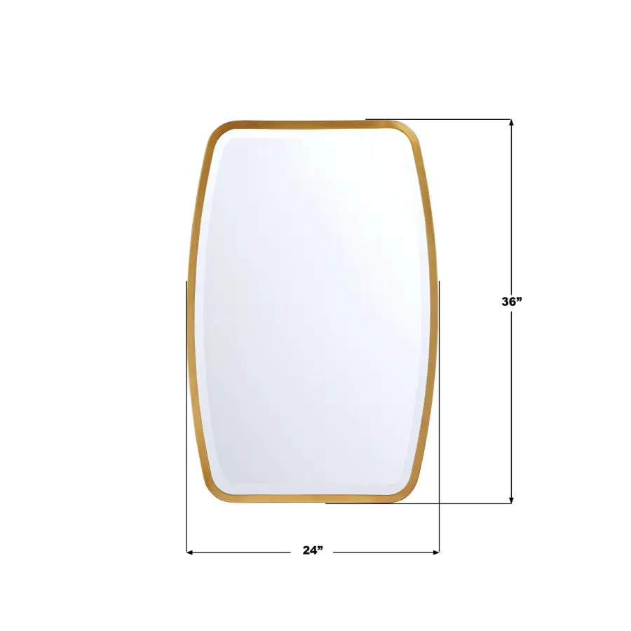 Lindee 24" Antique Gold Mirror - Image 8
