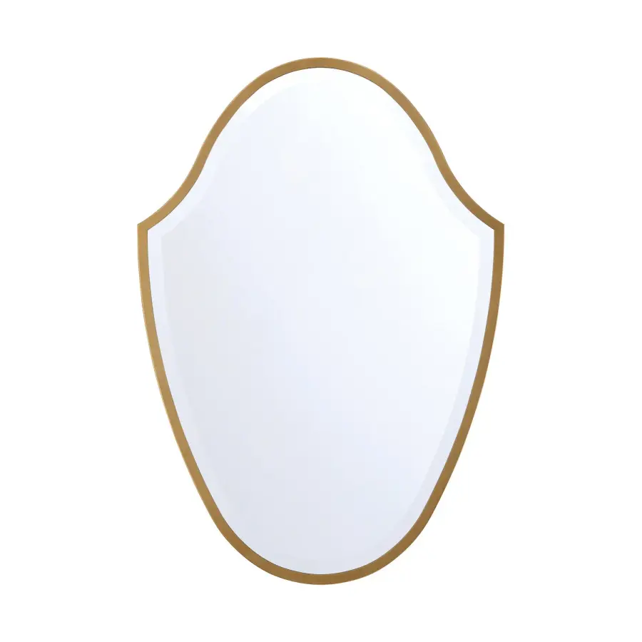 Lindee 28" Antique Gold Mirror - Image 1