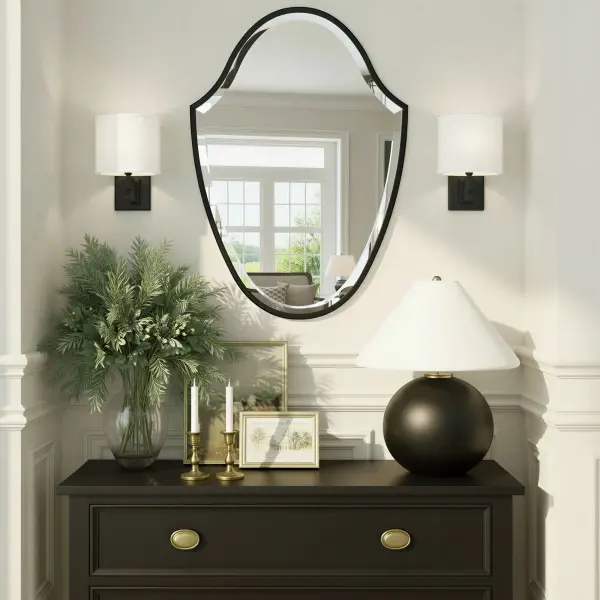 Lindee 28" Antique Gold Mirror - Image 15