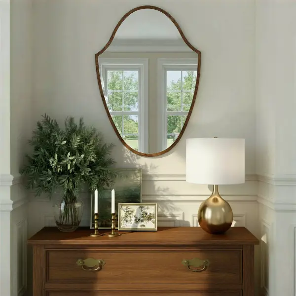 Lindee 28" Antique Gold Mirror - Image 24