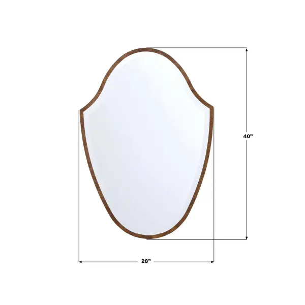 Lindee 28" Antique Gold Mirror - Image 25