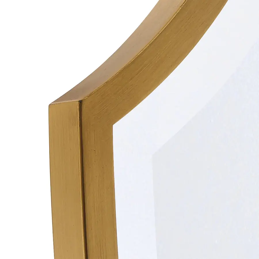Lindee 28" Antique Gold Mirror - Image 4
