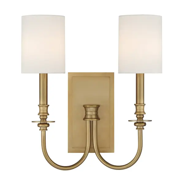 Lloyd 14.5" Aged Brass Sconce - Image 1