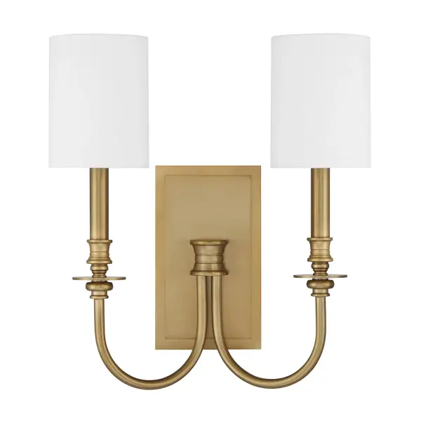 Lloyd 14.5" Aged Brass Sconce - Image 2