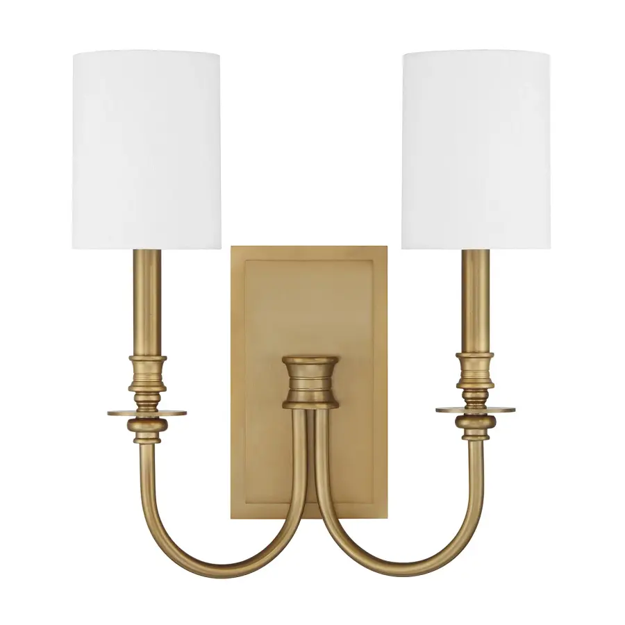 Lloyd 14.5" Aged Brass Sconce - Image 2