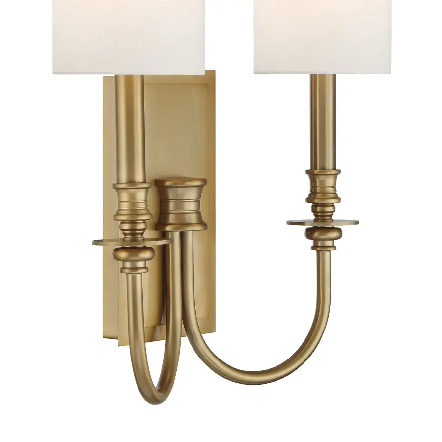 Lloyd 14.5" Aged Brass Sconce - Image 5
