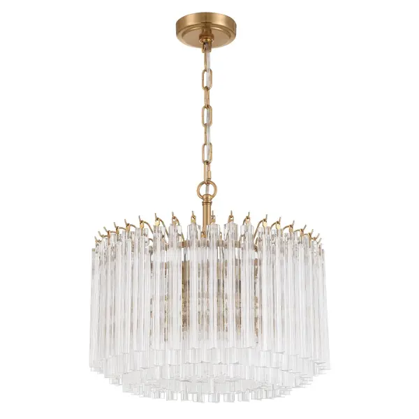 Sophisticated Mid-Century Glamour with Hand-Cut Crystal-Like Glass - Image 2