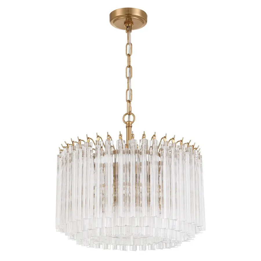 Sophisticated Mid-Century Glamour with Hand-Cut Crystal-Like Glass - Image 2