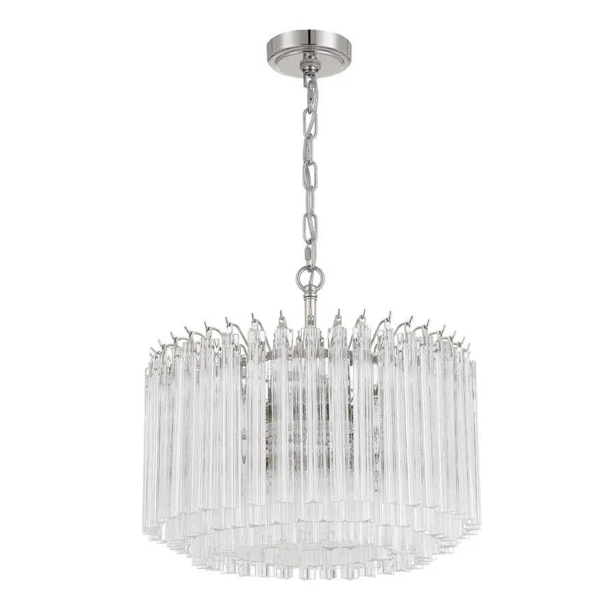 Sophisticated Mid-Century Glamour with Hand-Cut Crystal-Like Glass - Image 11