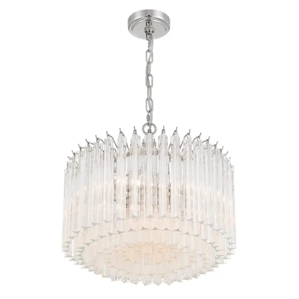Sophisticated Mid-Century Glamour with Hand-Cut Crystal-Like Glass - Image 13