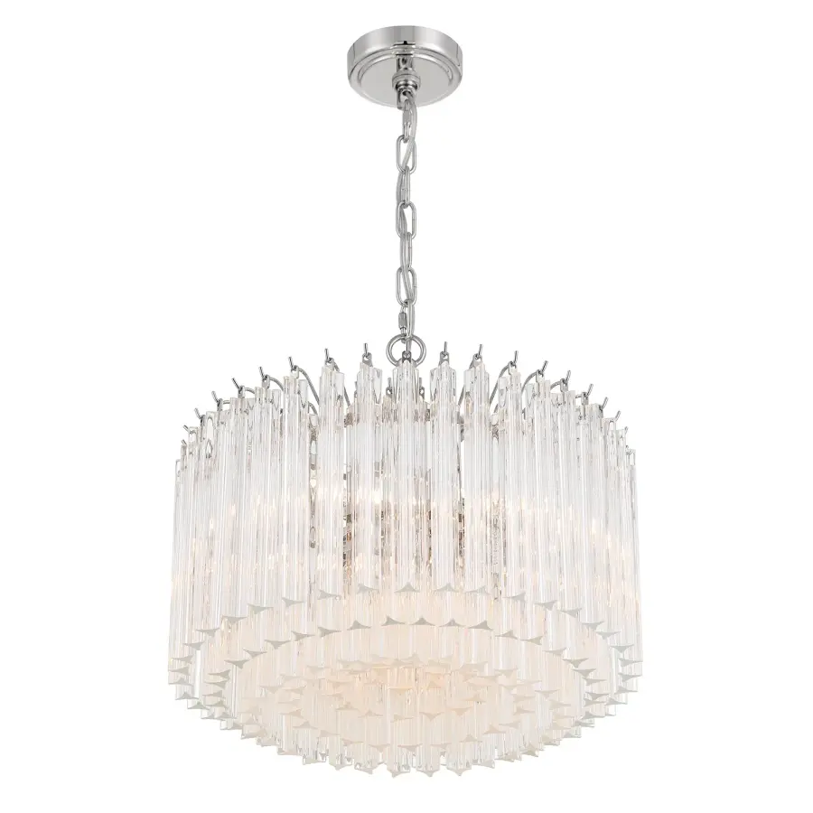Sophisticated Mid-Century Glamour with Hand-Cut Crystal-Like Glass - Image 13
