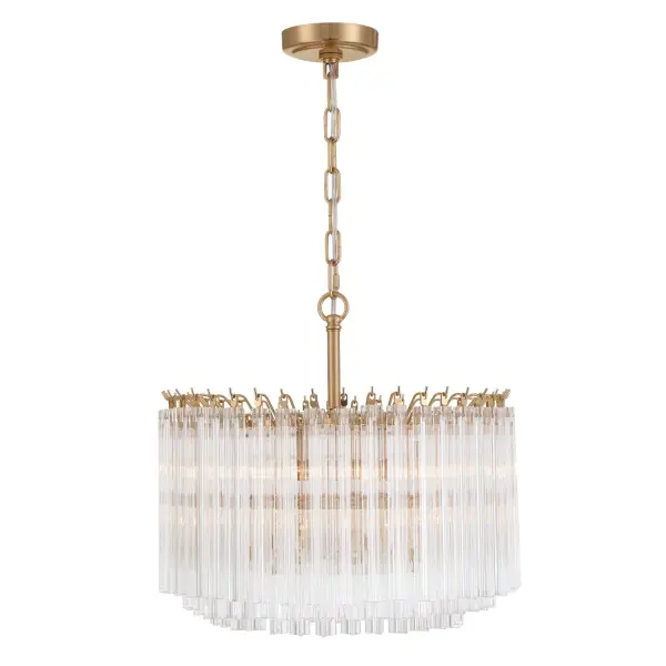 Sophisticated Mid-Century Glamour with Hand-Cut Crystal-Like Glass - Image 3