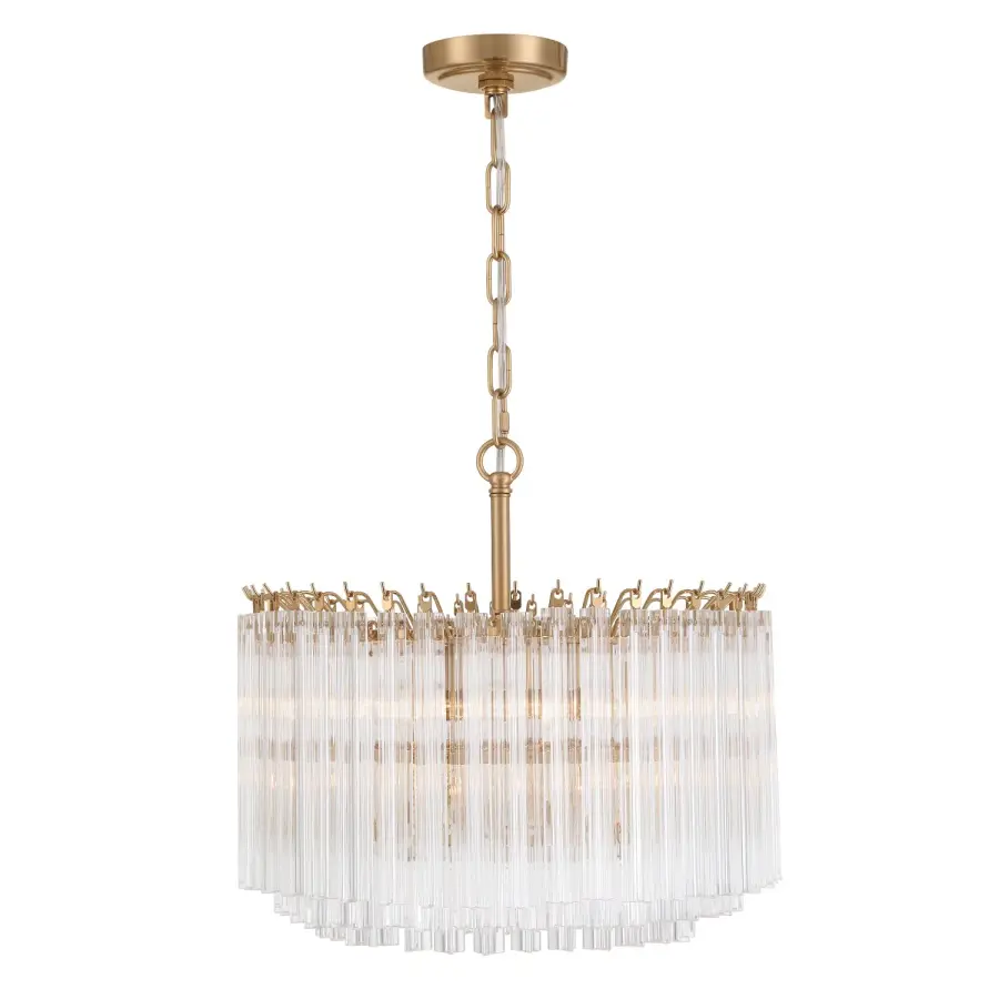 Sophisticated Mid-Century Glamour with Hand-Cut Crystal-Like Glass - Image 3