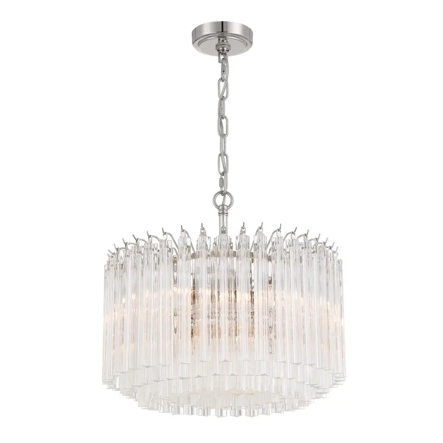 Sophisticated Mid-Century Glamour with Hand-Cut Crystal-Like Glass - Image 10