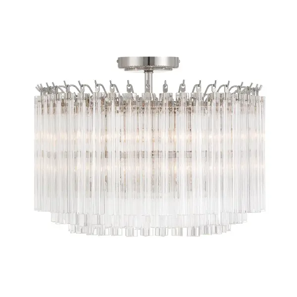 Luxurious Mid-Century Elegance with Hand-Cut Crystal-Like Glass - Image 12