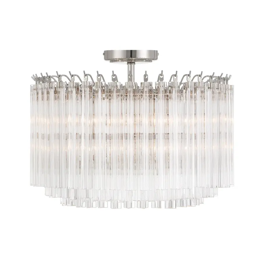 Luxurious Mid-Century Elegance with Hand-Cut Crystal-Like Glass - Image 12