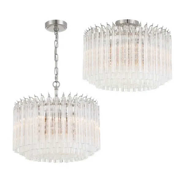 Luxurious Mid-Century Elegance with Hand-Cut Crystal-Like Glass - Image 15