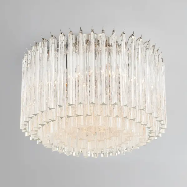 Luxurious Mid-Century Elegance with Hand-Cut Crystal-Like Glass - Image 17