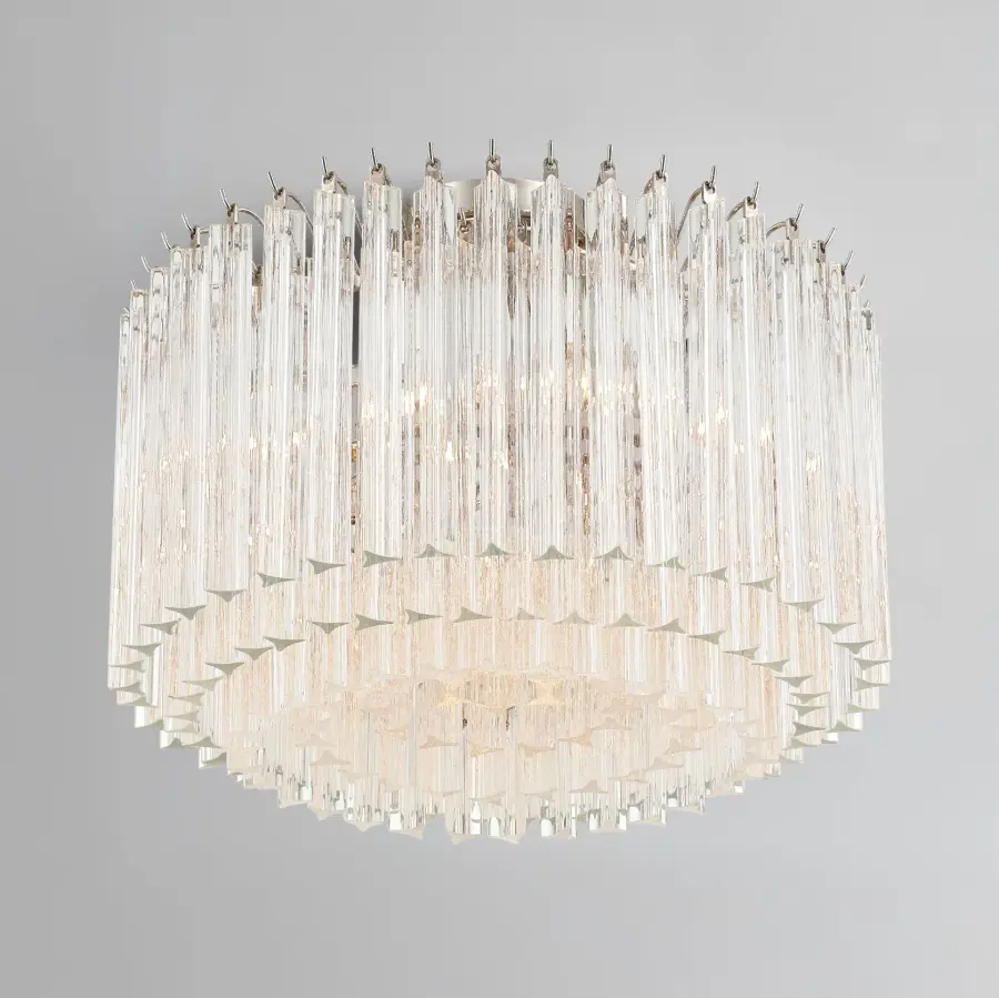 Luxurious Mid-Century Elegance with Hand-Cut Crystal-Like Glass - Image 17