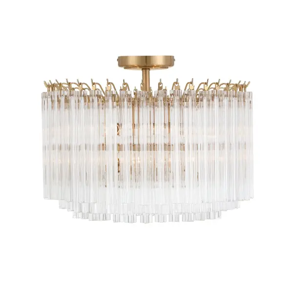Luxurious Mid-Century Elegance with Hand-Cut Crystal-Like Glass - Image 3