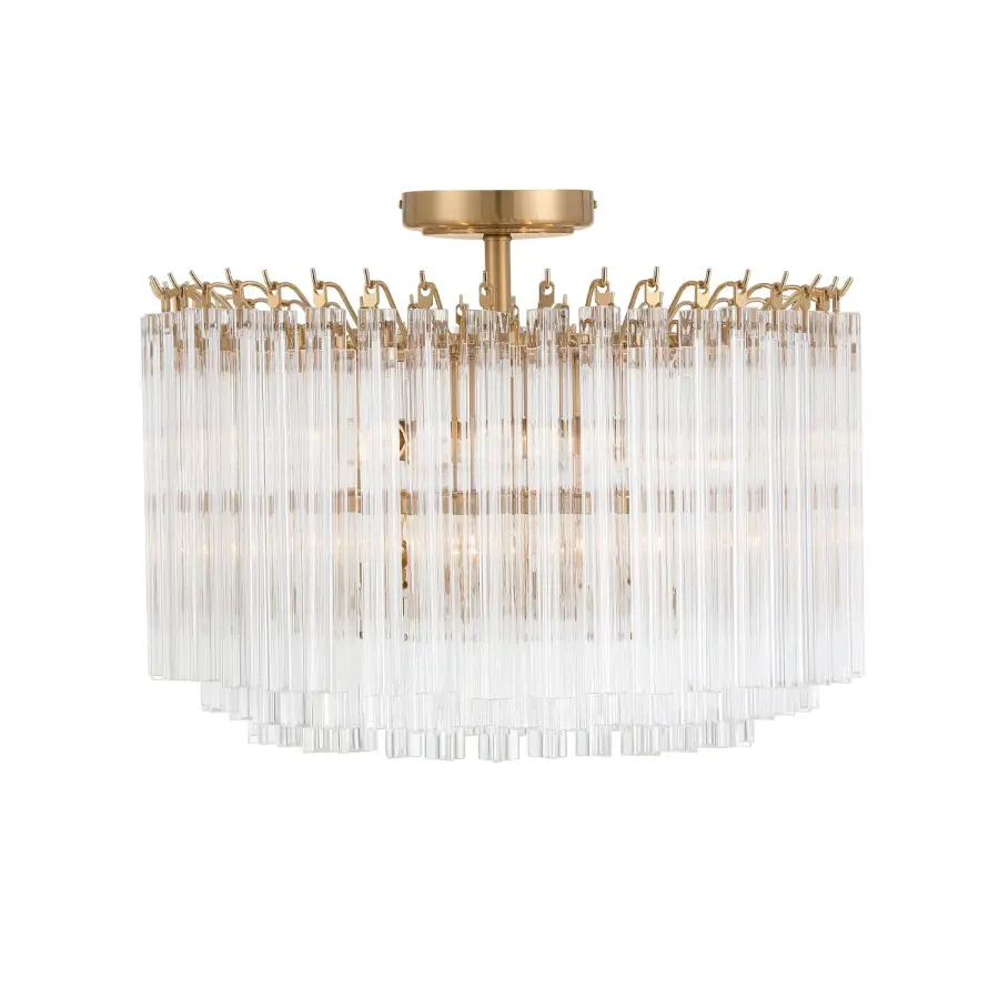Luxurious Mid-Century Elegance with Hand-Cut Crystal-Like Glass - Image 3