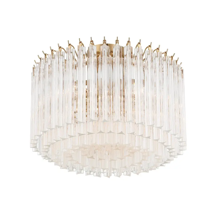 Luxurious Mid-Century Elegance with Hand-Cut Crystal-Like Glass - Image 4