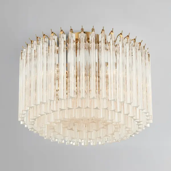 Luxurious Mid-Century Elegance with Hand-Cut Crystal-Like Glass - Image 7